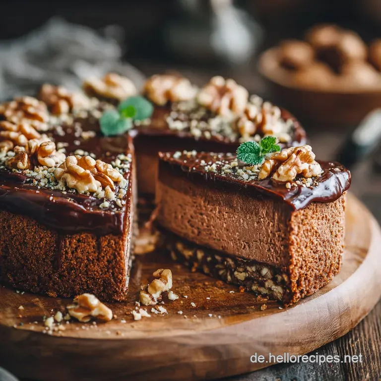 Veganer Nusskuchen: Der Saftige Seelentr&ouml;ster presentation