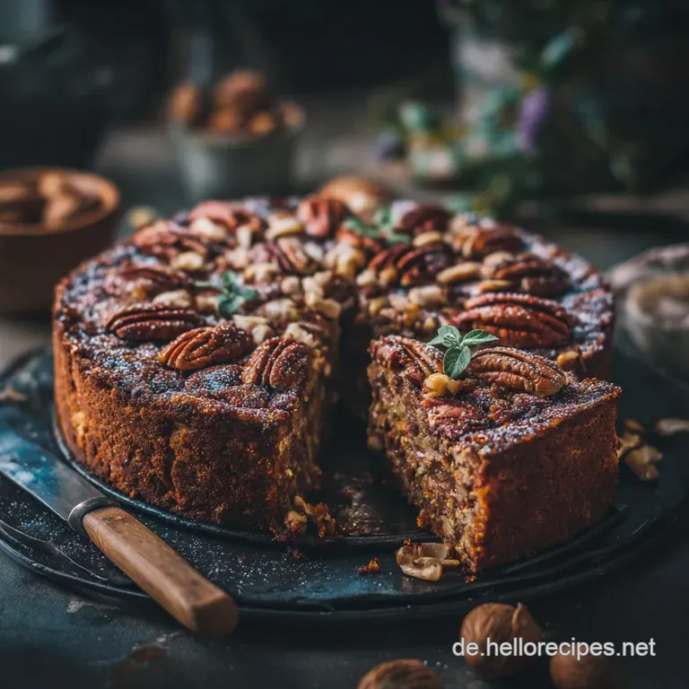 Veganer Nusskuchen: Der Saftige Seelentr&ouml;ster