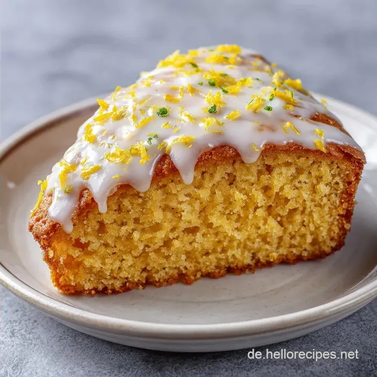 Veganer Zitronenkuchen: Luftig und Saftig