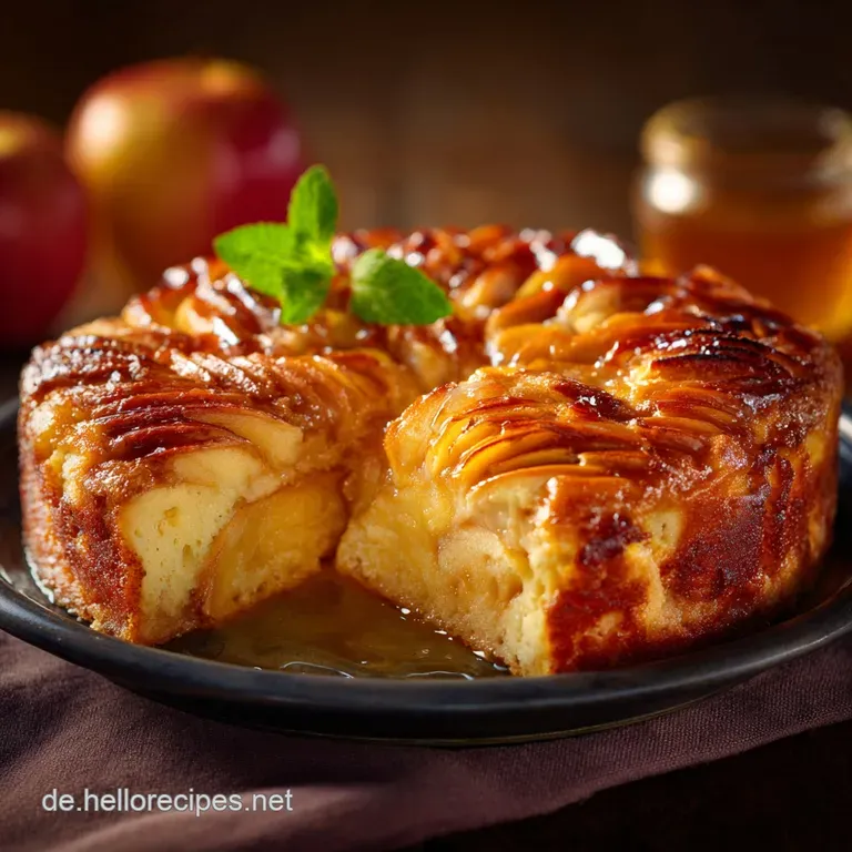 Versunkener Apfelkuchen: Saftig Klassisch