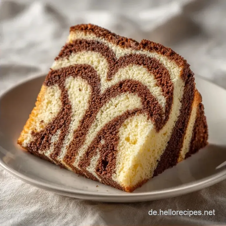 Saftiger Zebrakuchen: Fluffig und Marmoriert