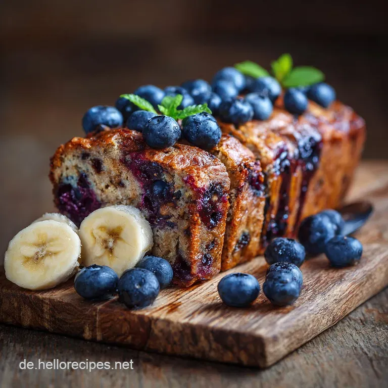 Bananenbrot Mit Blaubeeren: Das Saftige R&uuml;hrteig-Rezept Mit Wow-Garantie presentation