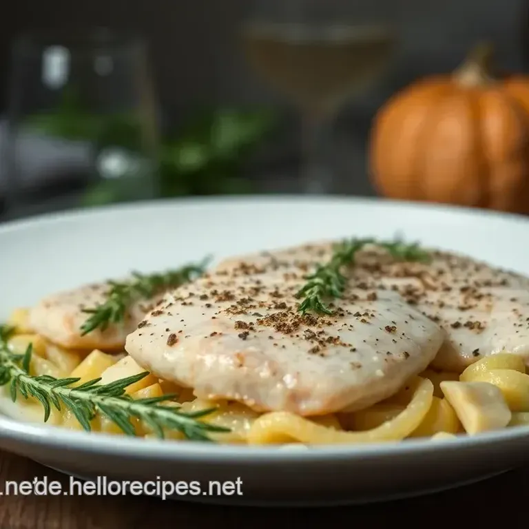 Saftiges Hähnchenfilet mit Kräuterkruste