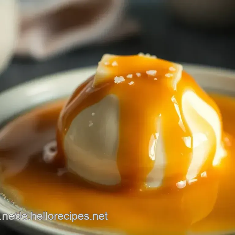 Salted Caramel Eis selber machenSüß: Einfach & Cremig!