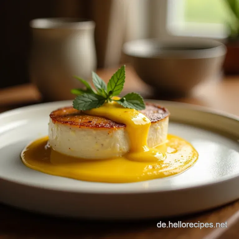 Samtige Crème Anglaise Die klassische Vanillesauce zum Strudel presentation