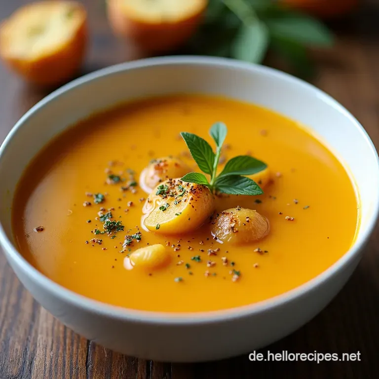 Tag 8 KürbisKokosSuppe In 50 Min zur perfekten Samtigkeit Vegan