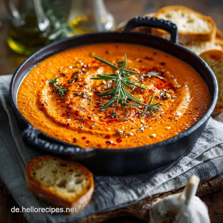 Samtige RöstPaprikaSauce mit Rauch und Tiefe