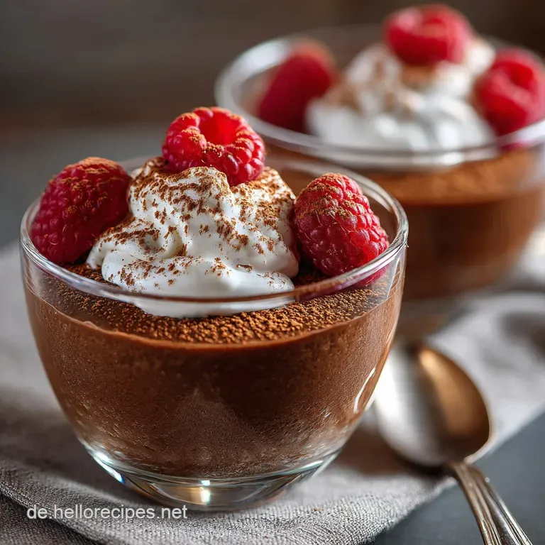 Schoko Dessert Ohne Zucker Samtige Pots De Cr&egrave;me Einfach Keto presentation