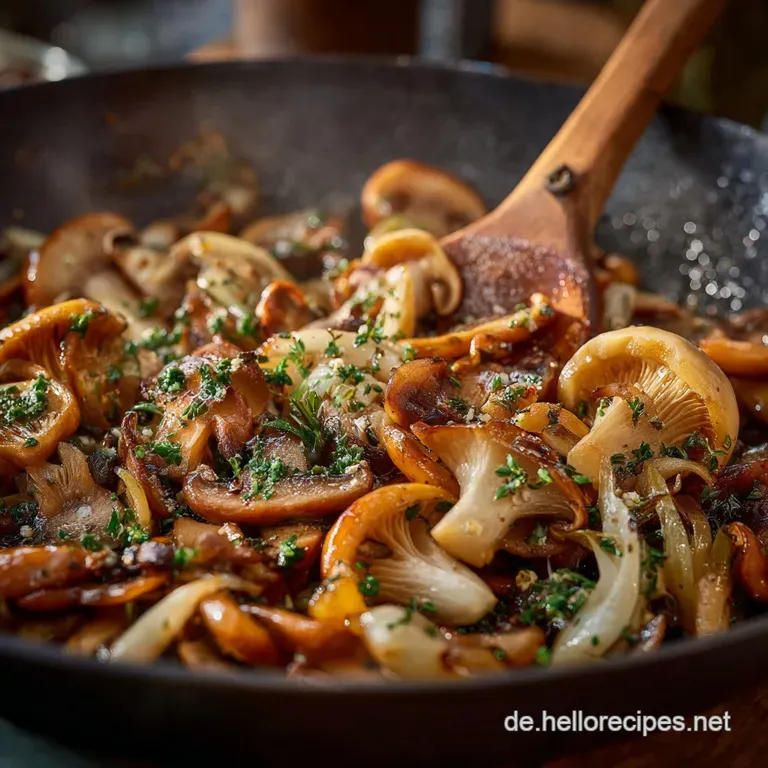 Feurige Pilzpfanne Scharfe Champignons &Agrave; La Chef Der Perfekte Tapaskick presentation