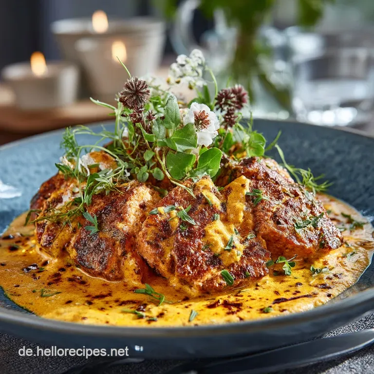 Omas Schmorgurken 20 Zarte Gurken in exotischwürziger SenfCurryRahmsoße presentation