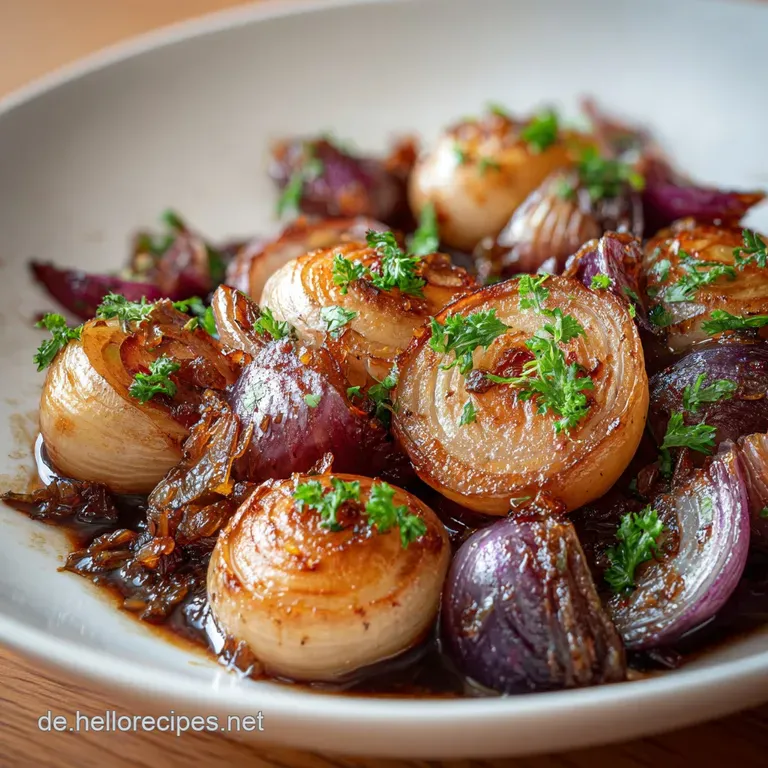 Schmorzwiebeln Grundrezept: Karamellisierte Tiefe