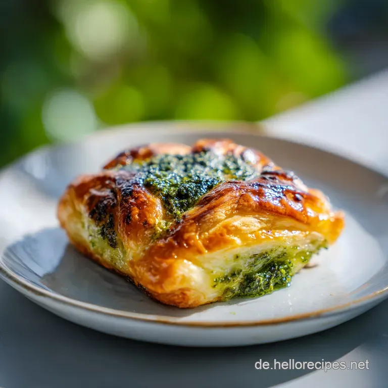 Feta-Bl&auml;tterteig H&auml;ppchen in 28 Minuten