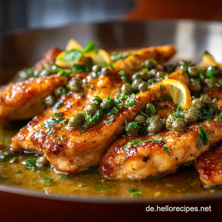 Chicken Piccata: Das beste Rezept f&uuml;r Huhn mit Zitronen-Kapern-Sauce