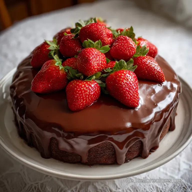 Die Schoko Erdbeer Torte: Super Cremig Und Vollmundig presentation
