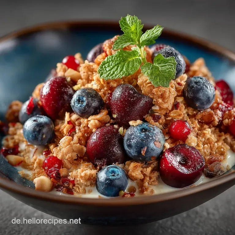Der Schwarzwald am Morgen Cremige KirschSchoko Overnight Oats