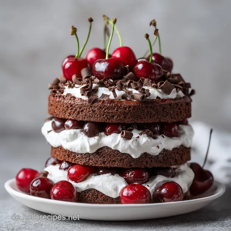 Schwarzw&auml;lder Kirschtorte: Zuckerreduziert und Modern