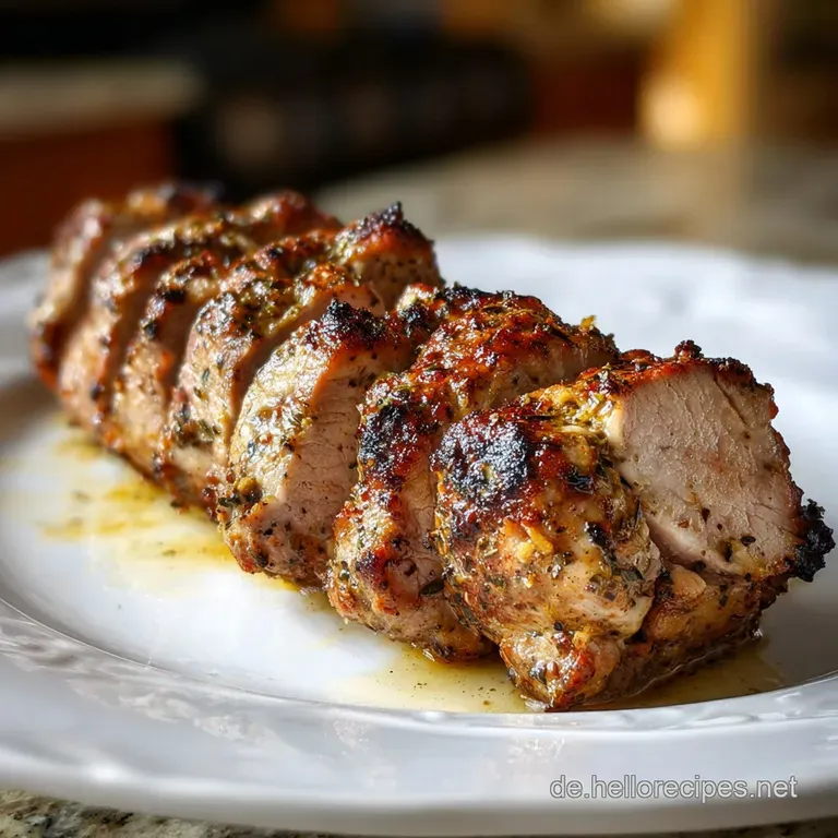 Schweinefilet am St&uuml;ck: Samtiger Kern