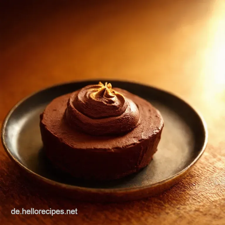 Seidentofumousse Au Chocolat presentation