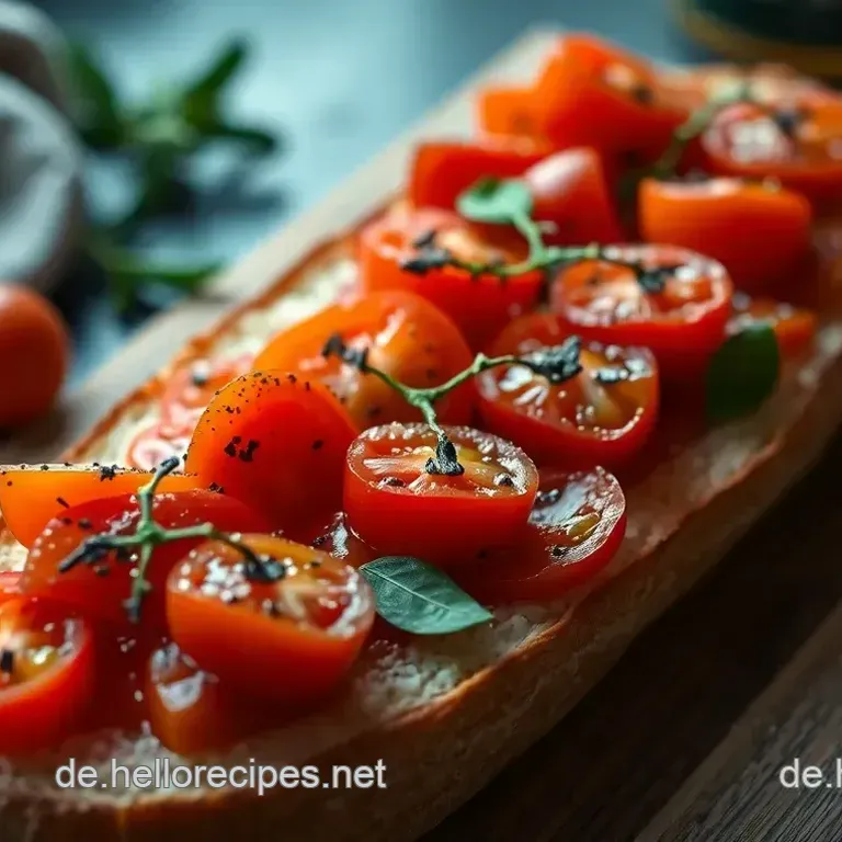 Sonnige Tomaten Bruschetta