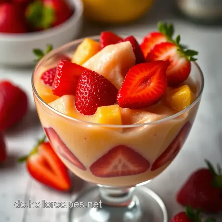 Sonniger Eisgenuss: Erdbeer-Mango-Eis am Stiel presentation