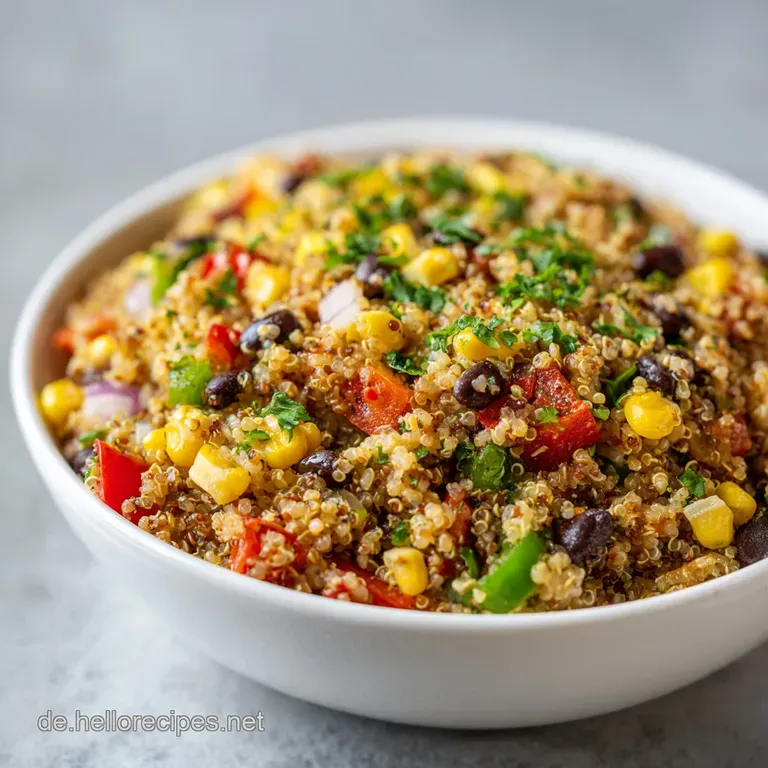 Southwest Quinoa Salat: Vegan und Proteinreich
