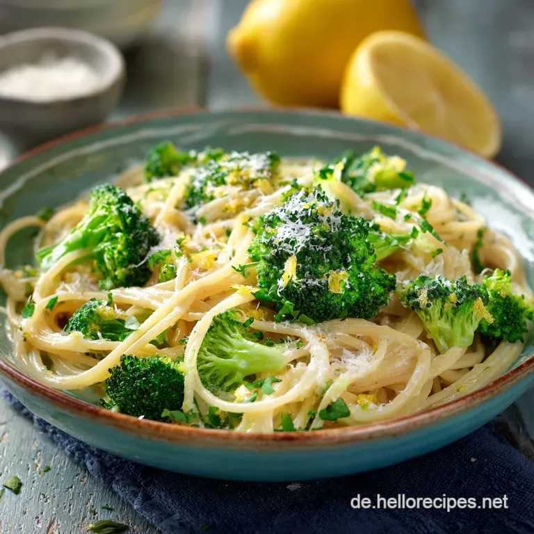 Spaghetti mit Brokkoli: Cremiges Brokkoli-Pesto mit Zitrone Knoblauch