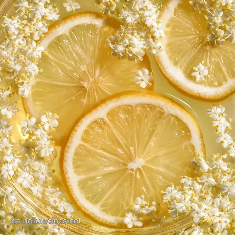 Traditioneller S&uuml;dtiroler Hollersaft mit Bio-Zitronen