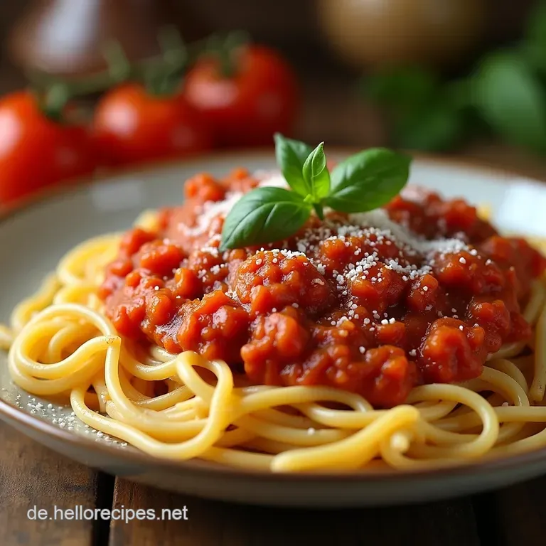 Sugo Perfetto Die Klassische SonnentomatenPasta Pasta al Pomodoro Fresco presentation