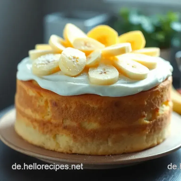 Süße Gelbe Obsttorte mit Pfirsichen und Ananas – Ein Sommertraum!