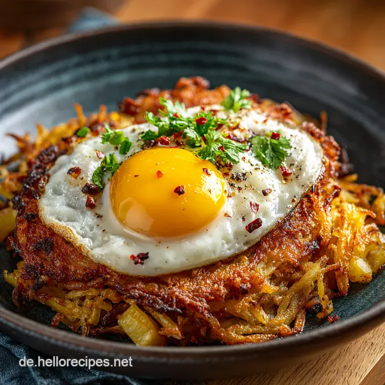 S&uuml;&szlig;kartoffelhash Mit Spiegelei presentation