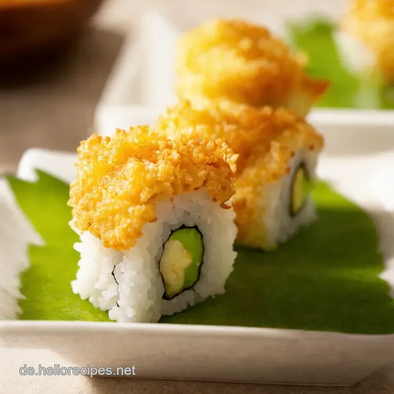 Tempura Sushi Knusprige SushiRolle