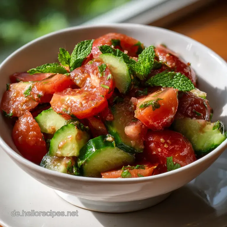 TomatenGurken Salat: Der 10-Minuten-Sommerhit