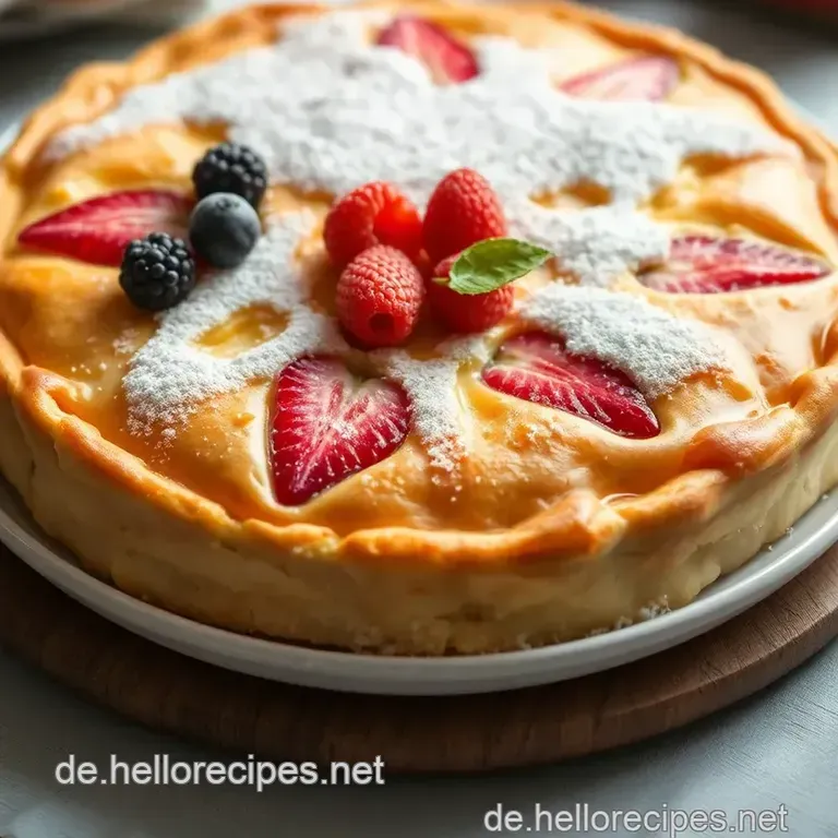 Traditionelle Eierkuchen presentation