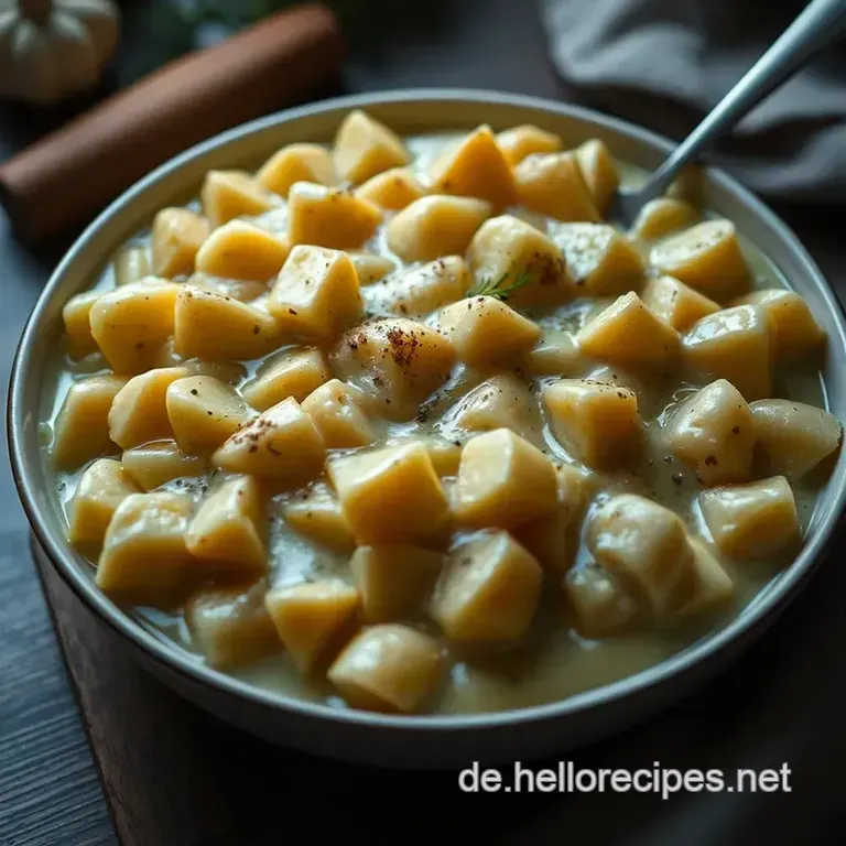 Traditioneller Kartoffelstampf – Ein deutscher Klassiker presentation