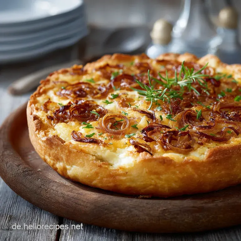 Zwiebelkuchen: Traditionell Mit Bestem Hefeteig presentation