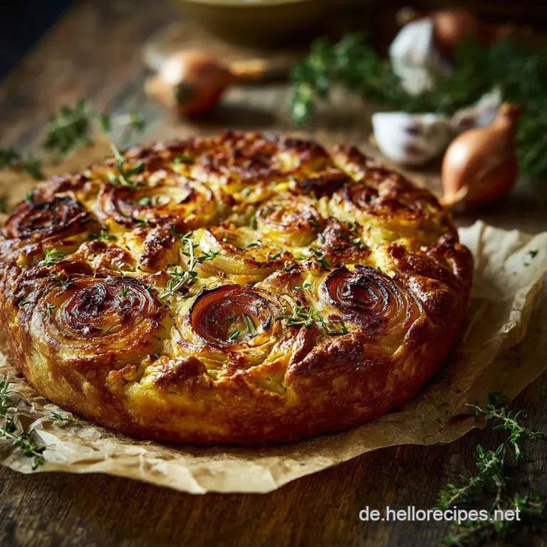 Zwiebelkuchen: Traditionell mit bestem Hefeteig