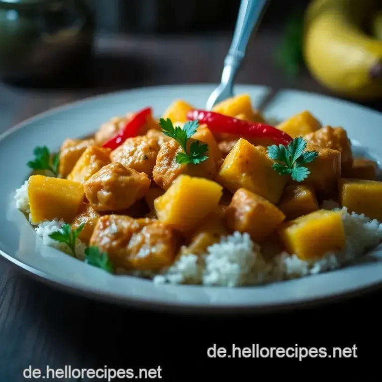 Tropisches Ananas Hähnchen Curry – Ein Fest der Aromen! presentation