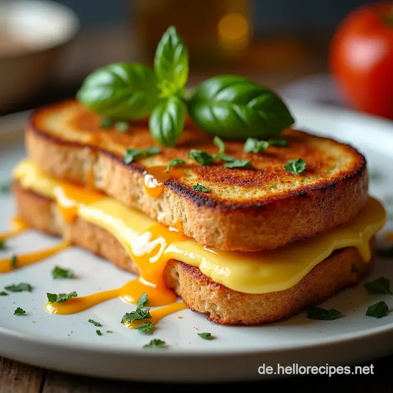 Mein bester Trüffel Grilled Cheese LuxusToast mit KäsefadenGarantie