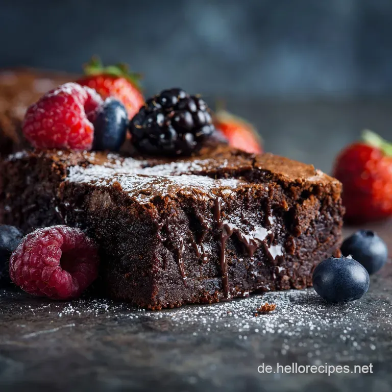 Der Ultimative Fudgy Brownie SchokoladenQuadrate mit der perfekten Kruste