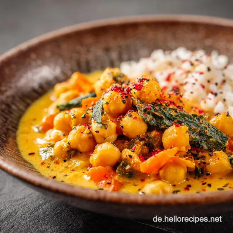 Vegane Rezepte: Blitz-Kichererbsen-Curry mit Kokos in 30 Minuten fertig