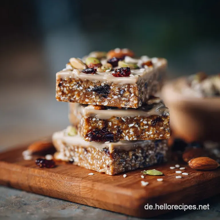 Vegane Tahinidattelriegel Der Zuckerfreie Energiekick Nobake presentation