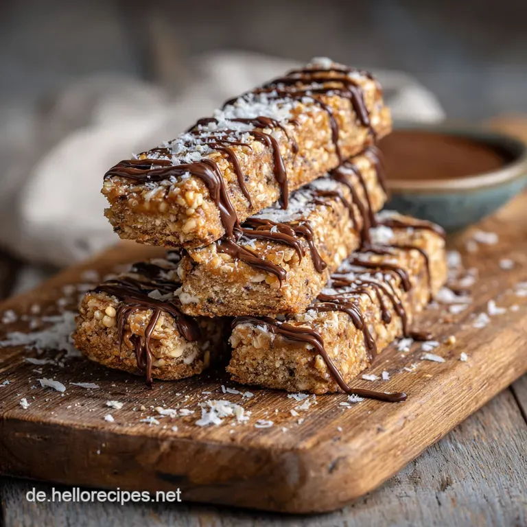 Vegane TahiniDattelRiegel Der zuckerfreie EnergieKick NoBake