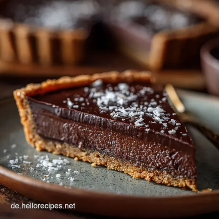 Vegane Schokotarte: Die Samtene Ein Veganer Genuss Mit Kokosmilch presentation