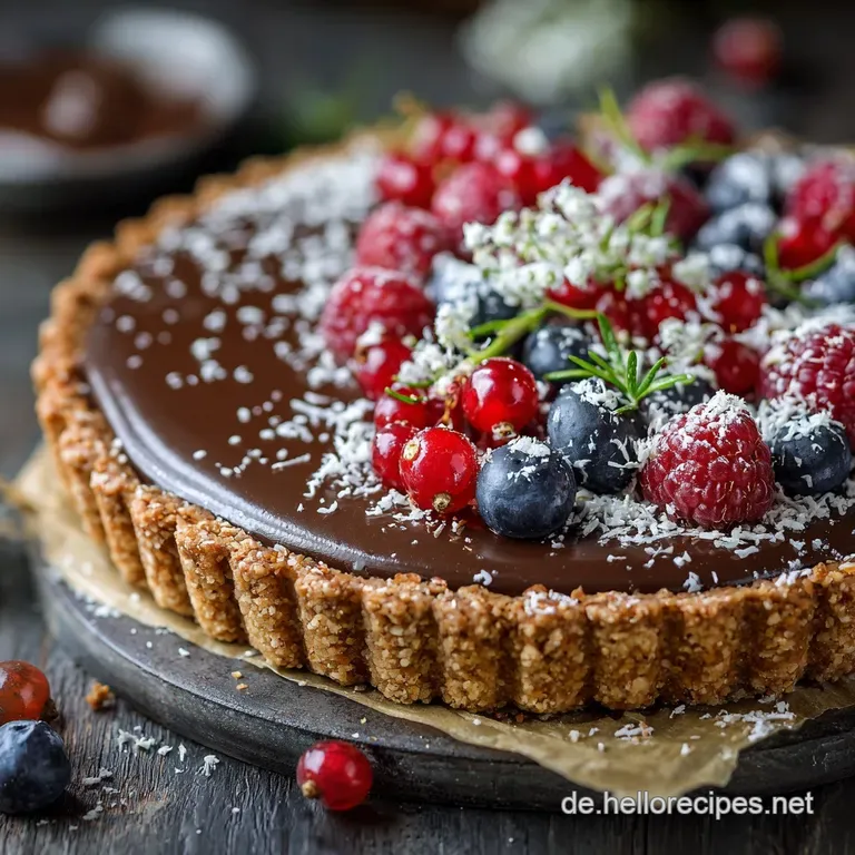 Vegane Schokotarte: Die Samtene ein veganer Genuss mit Kokosmilch