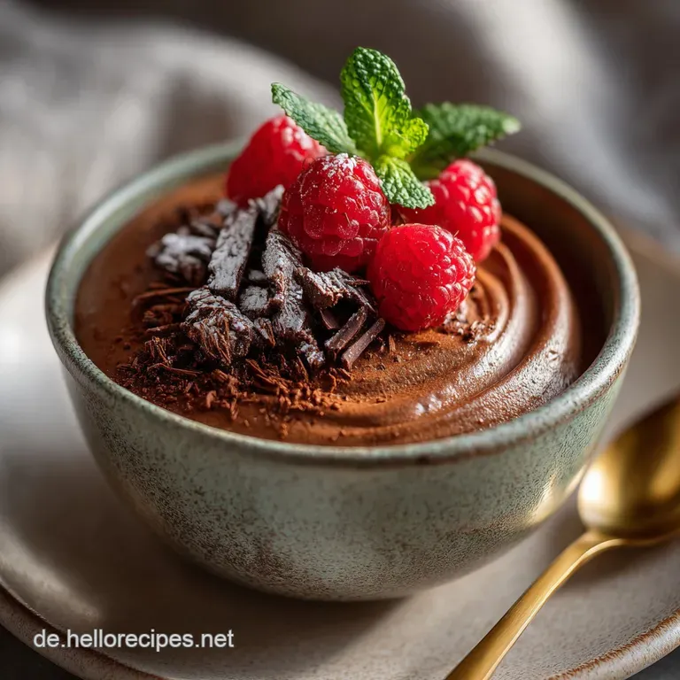 Veganes Mousse au Chocolat: Wolkenleicht S&uuml;ndhaft Gut