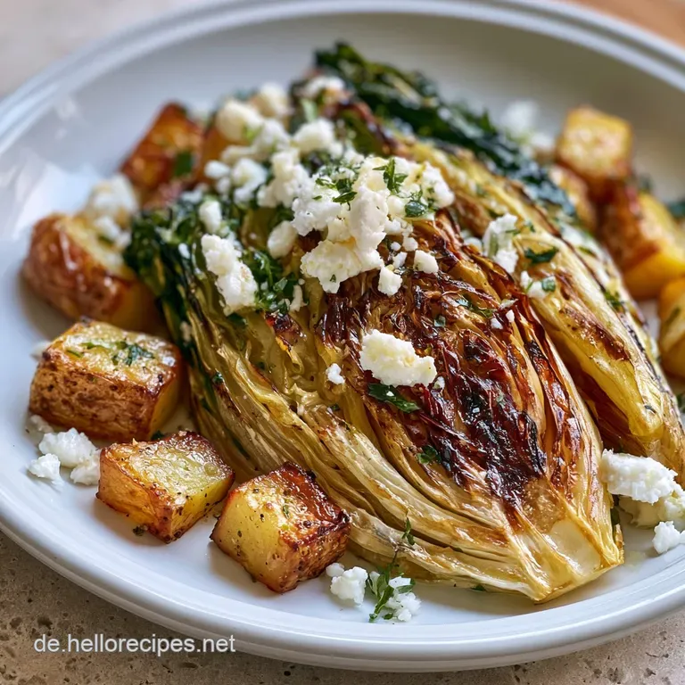 Spitzkohl Rezepte Vegetarisch: Pfanne mit Feta