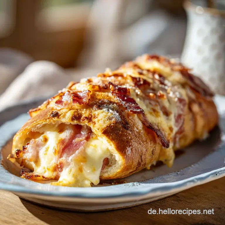 Warm, crusty pastries overflowing from a charming striped bag, hinting at sweet spices and winter coziness. Delicious!