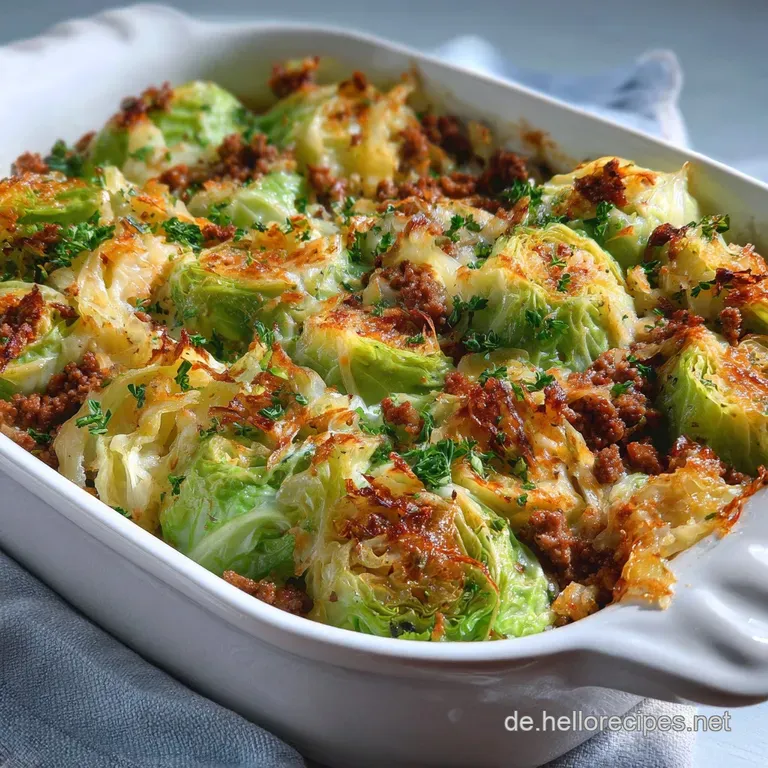 Wirsingauflauf Mit Hackfleisch: Goldbraune K&auml;sekruste
