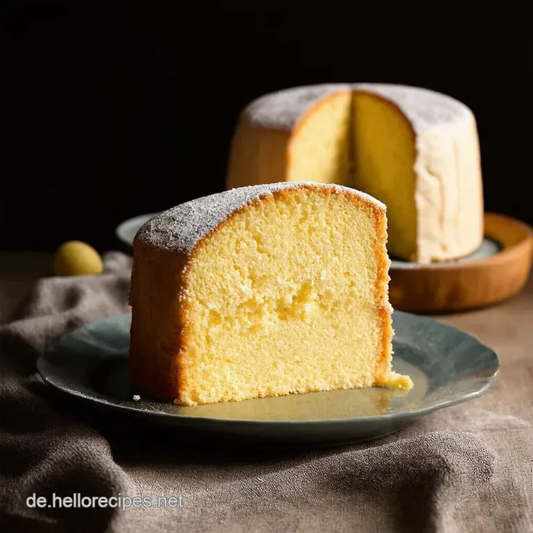 Wolkenleicht Angel Food Cake mit ZitronenNote