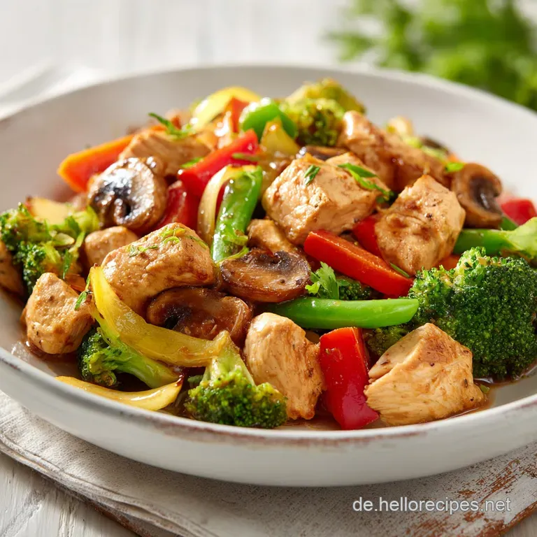 Weight Watchers H&auml;hnchen Gem&uuml;se Pfanne